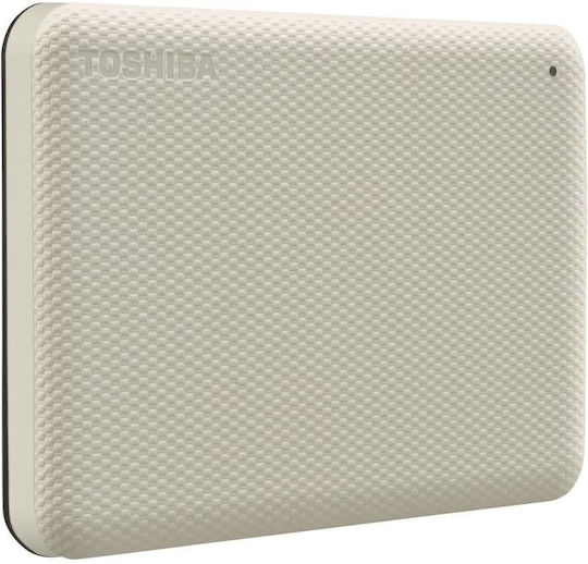 Toshiba Canvio Advance 2020 USB 3.0 Εξωτερικός HDD 2TB 2.5" Μπεζ
