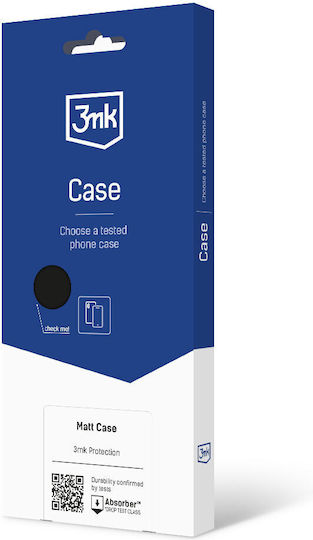 3MK Matt Back Cover Silicon 1.2mm Negru (Realme 11)