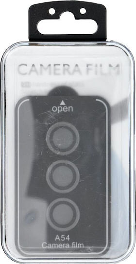 Lens Camera Protection Tempered Glass Black for the Samsung Galaxy A54