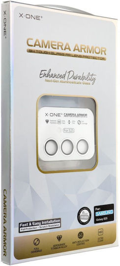 X-One Protecție Cameră Tempered Glass Transparent pentru Samsung Galaxy S25