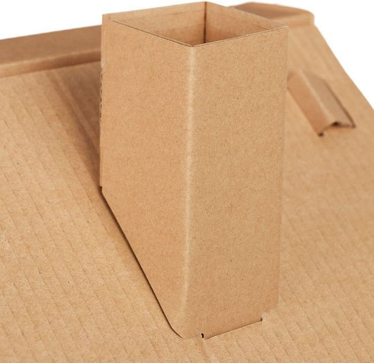 Cardboard Cat House Relaxdays 46 X 36.5 X 48 Cm Brown