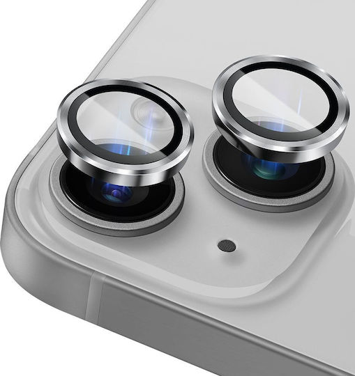 Lito Protecție Cameră Tempered Glass Silver pentru iPhone 14, iPhone 14 Plus