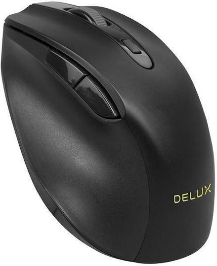Delux M517 Ασύρματο Ποντίκι Μαύρο