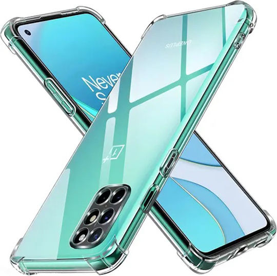 Techsuit Shockproof Clear Задна корица Силикон Прозрачен (OnePlus 8T)