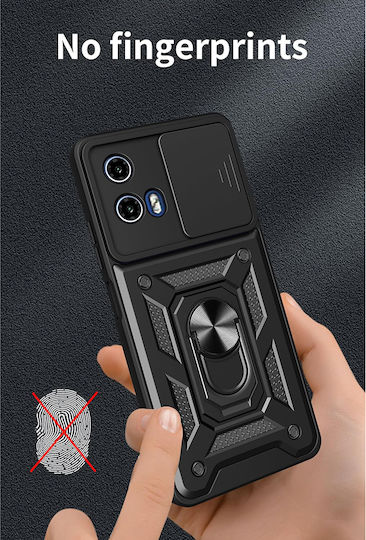 Techsuit Camshield Back Cover Σιλικόνης Μαύρο (Moto G31)