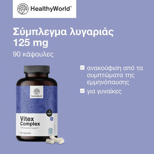 Healthy World Vitex Complex 125mg 90 Mützen