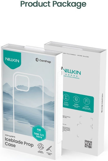Nillkin Iceblade Prop Magnetic Cover Back Cover Σιλικόνης Μαύρο (Galaxy S25 Ultra)