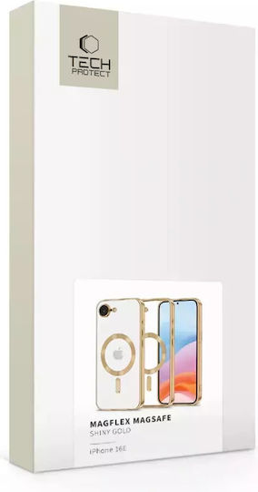 Tech-Protect Magflex Umschlag Rückseite Kunststoff Gold (iPhone 17e / 16e)