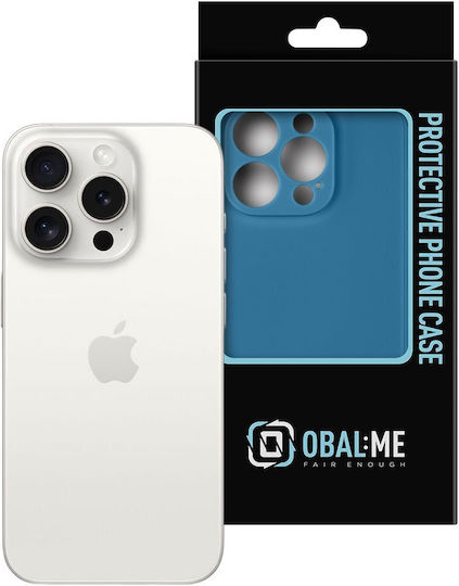 Obal:Me Umschlag Rückseite Silikon Blau (iPhone 15 Pro)