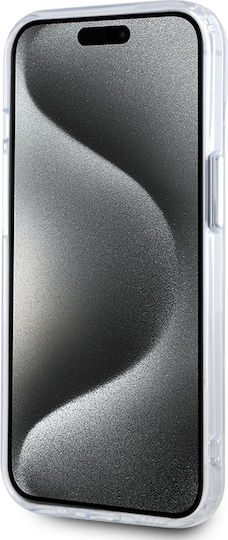 Karl Lagerfeld Karl Head Magsafe Umschlag Rückseite Kunststoff / Silikon Transparent (iPhone 15)