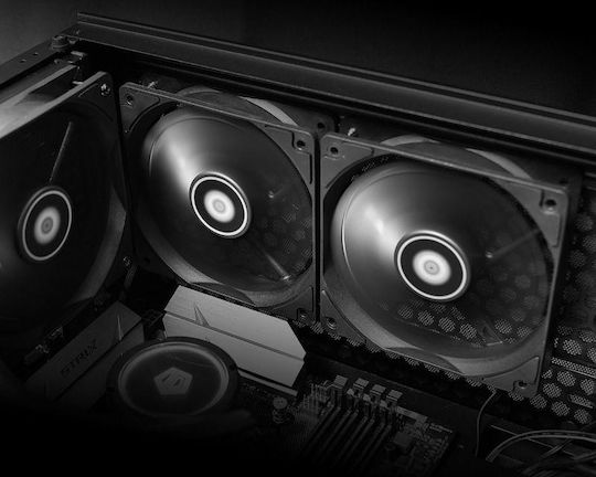 ID-Cooling Ventilator Pentru Carcasă 120mm (60cfm) Fără Iluminare LED și Conexiune 3-Pin