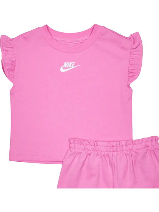 Nike Kids Set With Pink Shorts 2 Pieces