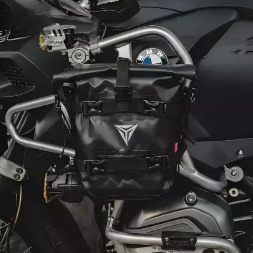 Motowolf Motorcycle Saddle Side Bag 8lt in Black Colour