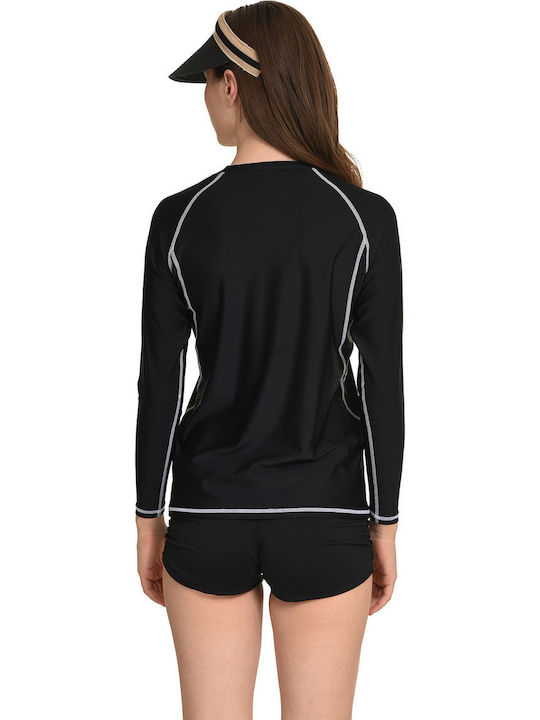 MiandMi Women's Long Sleeve Sun Protection Shirt Black