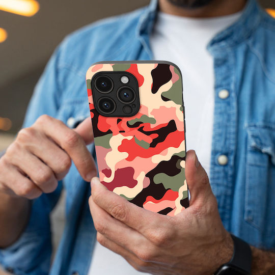 Sonique Camouflage Army Series Case for Honor 50 5G Nova 9 Red