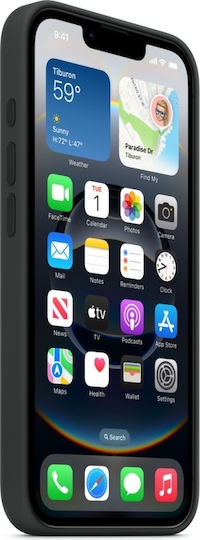 Apple Silicone Case Back Cover Black (iPhone 17e / 16e)
