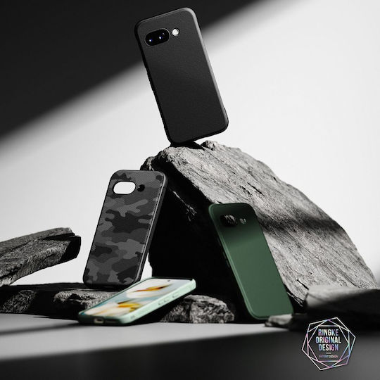 Ringke Umschlag Rückseite Silikon Schwarz (Google Pixel 9a)
