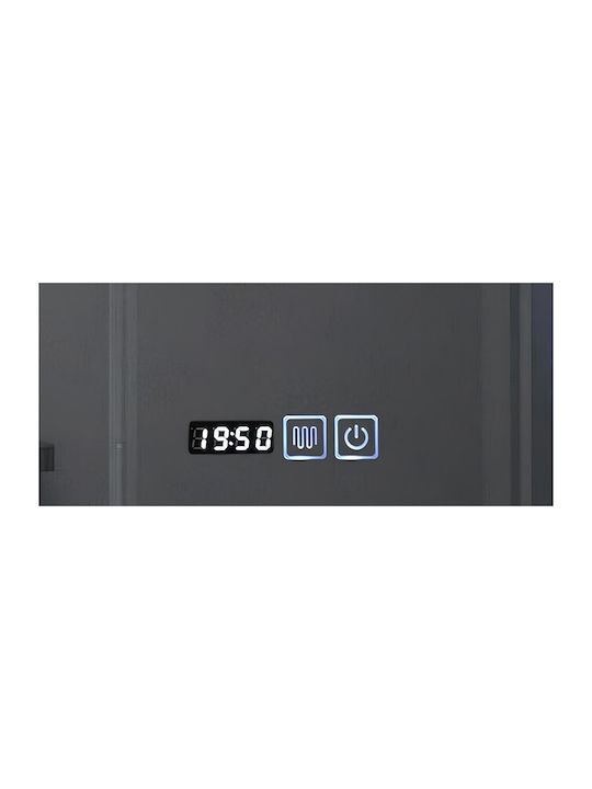 ACP Правоъгълена Банско Огледало LED Touch 80x50см Бял