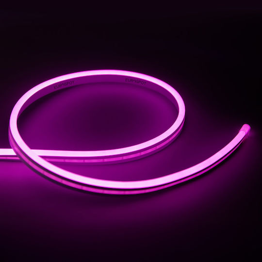 Eurospot Αδιάβροχη Ταινία LED 24V Ροζ Φως 5m Neon Flex