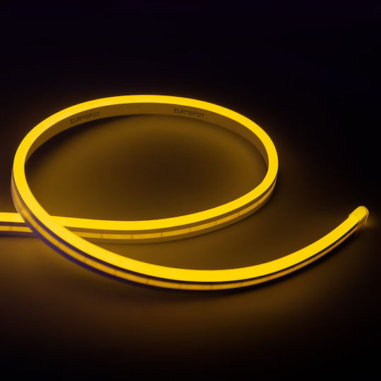 Eurospot Αδιάβροχη Ταινία LED 24V Κίτρινο Φως 5m Neon Flex