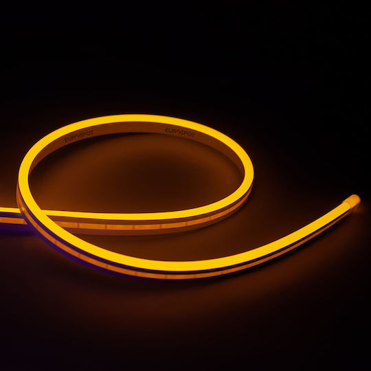 Eurospot Водоустойчива LED Лента 24V Оранжев Светлина 5м Неон Флекс