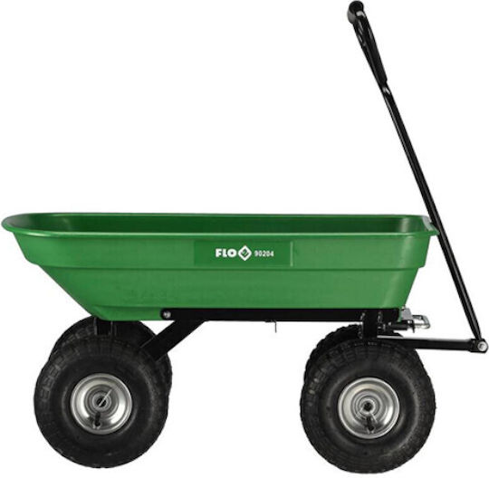 Dump Cart Garden Cart Metallic Four-wheel 55lt 87x47cm.