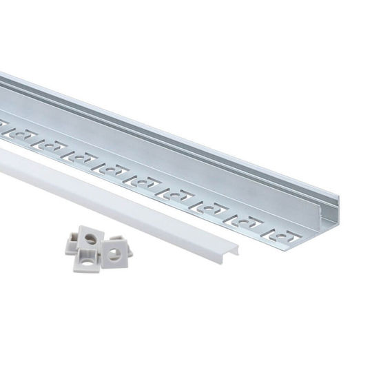 Eurospot Алуминиев Профил за LED Лента за Гипсокартон 200x3.2x1.3см.