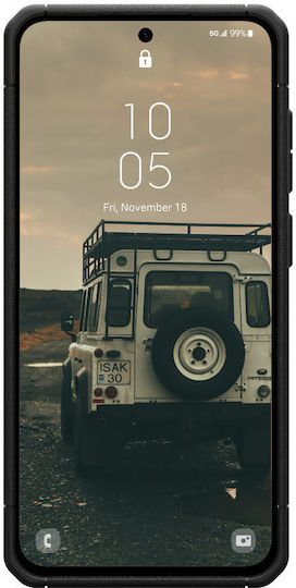 UAG Scout Umschlag Rückseite Kunststoff / Silikon mit Band Schwarz (Galaxy S24 FE)