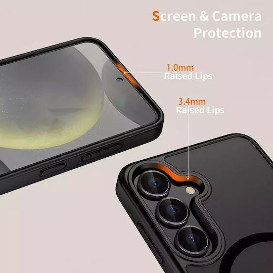 Tech-Protect Magmat Back Cover Silicon / Plastic 2mm Negru (Samsung Galaxy A26 5G)