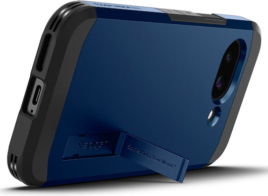 Spigen Tough Задна корица Силикон / Пластмаса 2мм Тъмносин (Google Pixel 9a)
