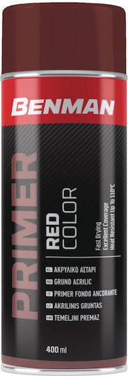 Benman Spray Grundierung Primer Acryl Red 400ml