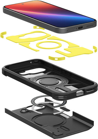 Spigen Tough Armor Back Cover Σιλικόνης / Πλαστικό 2mm Μαύρο (Google Pixel 9a)
