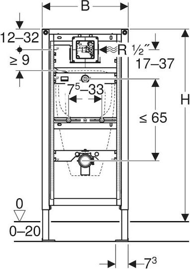 Element Assembly.duofix Urinal Universal