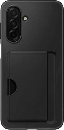 Samsung Back Cover Silicone with Card Slot Black (Galaxy A26)