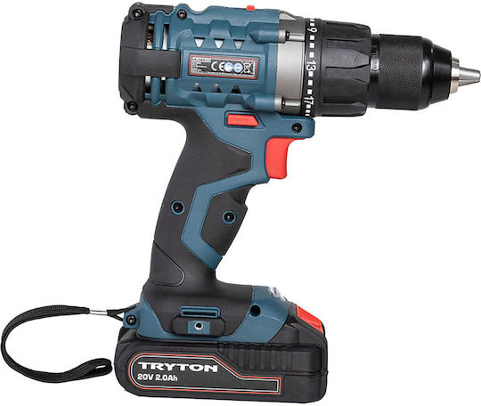 Tryton TCV20L2 Mașină De Găurit Cu Baterie 20V 2x2Ah