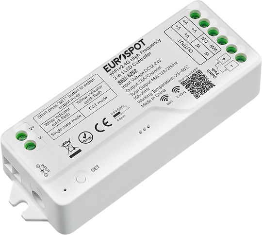 Eurospot Led High Frequency Controller 2in1 Tuya Wifi+ 2.4rf+ Push Dim Eu6252