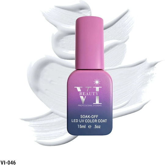 Beauty VI Semi-Permanent Nail Polish Grey of the Ice 15ml 1pcs