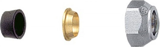 Brass Form Ρακόρ Σύνδεσης Σωλήνα Χαλκού Φ15mm 24x19 6078015