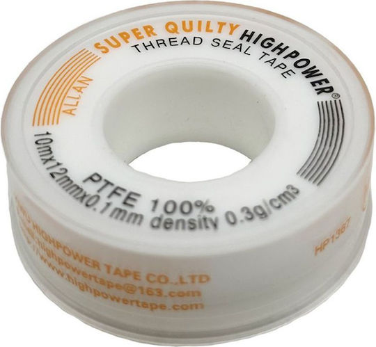 Highpower Pipe Thread Sealant Highpower AMD6482 Teflon 19mmx20m