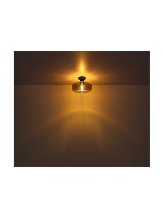 Globo Lighting Ceiling Mount Light Gray with Socket E27
