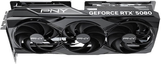 PNY GeForce RTX 5080 16GB GDDR7 Triple Fan Κάρτα Γραφικών