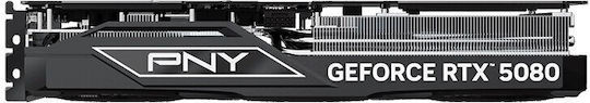 PNY GeForce RTX 5080 16GB GDDR7 Triple Fan Κάρτα Γραφικών