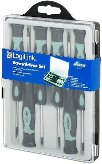 LogiLink Σετ 6 Κατσαβίδια Ακριβείας με 6 Εναλλασσόμενες Μύτες