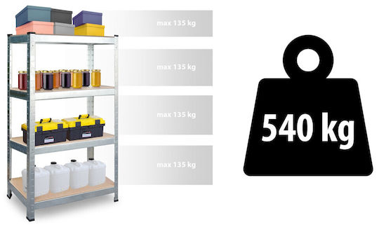 Plonos Shelf Dexion 75x30x150cm 5903890610722_