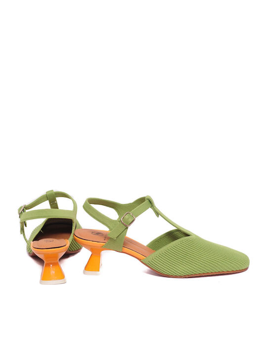 Green Medium Heels