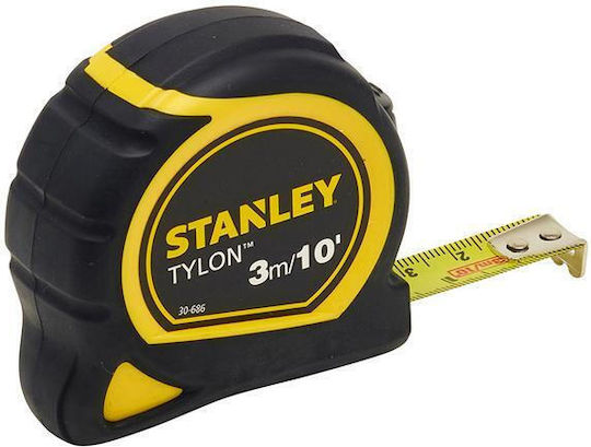 Ролетка Stanley Tylon 0-30-686 3м 13мм жълто черно