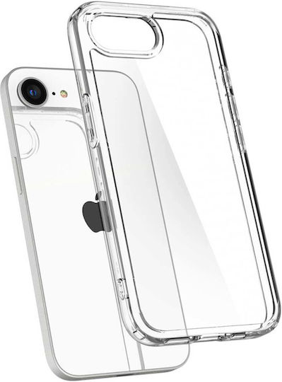 Spigen Ultra Hybrid Rückseite Umschlag Silikon / Kunststoff 1,2 mm Transparent (iPhone 17e / 16e)