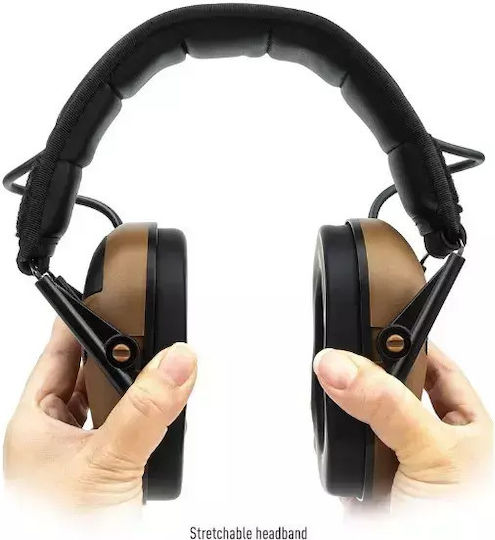 Opsmen M300A-CB Electronic Earmuffs with Band