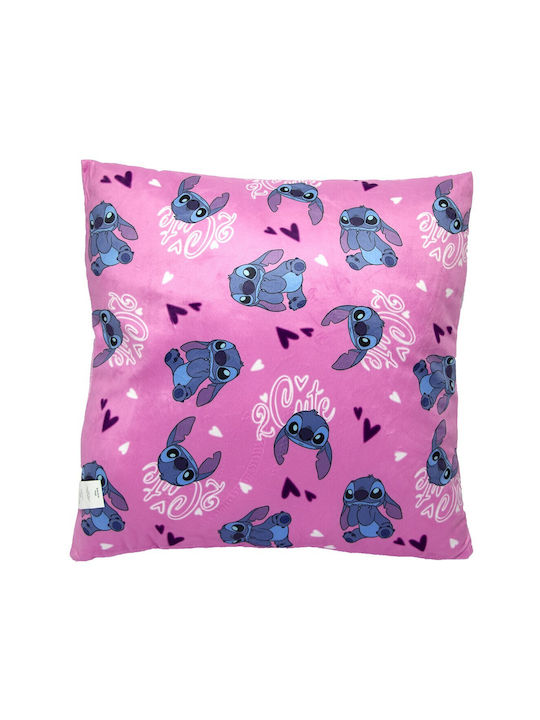 Pernă Decorativă Disney Lilo & Stitch 40x40cm Aym-099stitch-cs Roz