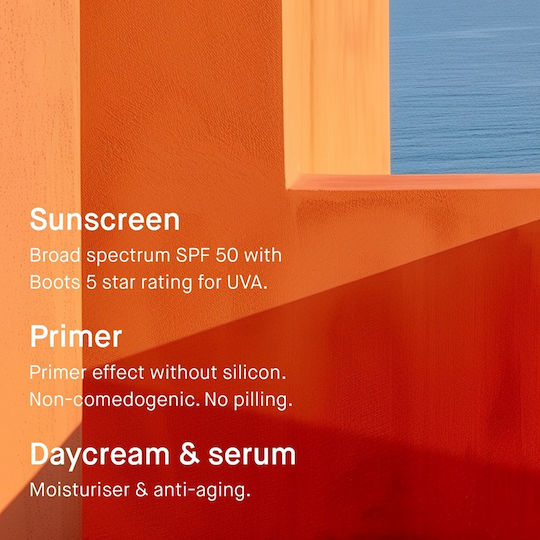 Evy Technology Daily Defence Mousse Pentru Față cu Protecție Solară SPF50 75ml